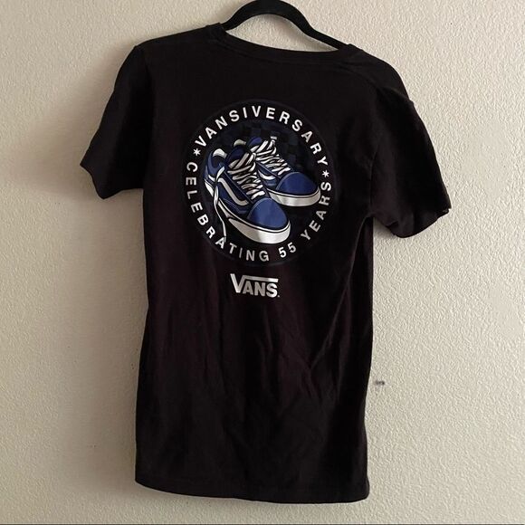 Vans Old Skool Blue Graphic Tee - Picture 2 of 9